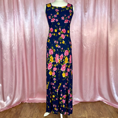 1970s Floral maxi dress, Unbranded, size 10