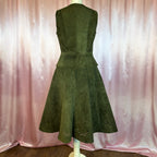 1970s Suede skirt & gilet co-ord, unbranded, size 8
