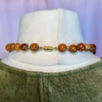 1980s Wooden beaded  necklace