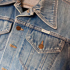 1980s classic denim jacket, by Wrangler, size 10