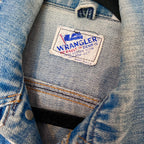 1980s classic denim jacket, by Wrangler, size 10