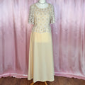 1970s Lace peplum dress, Dandi by Berketex, size 14