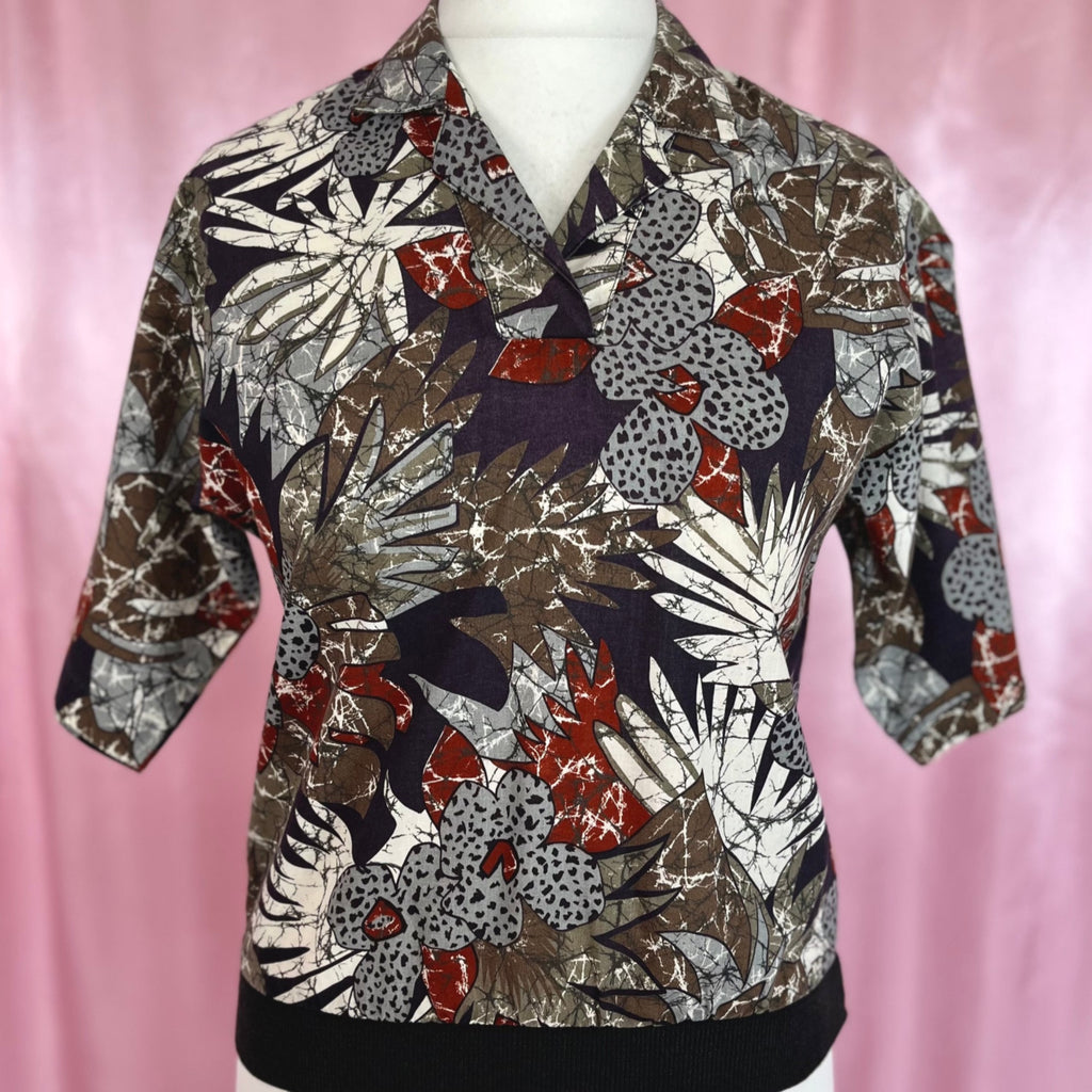 1980s jungle print co-ord, by Laura Mae, size 12