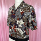 1980s jungle print co-ord, by Laura Mae, size 12