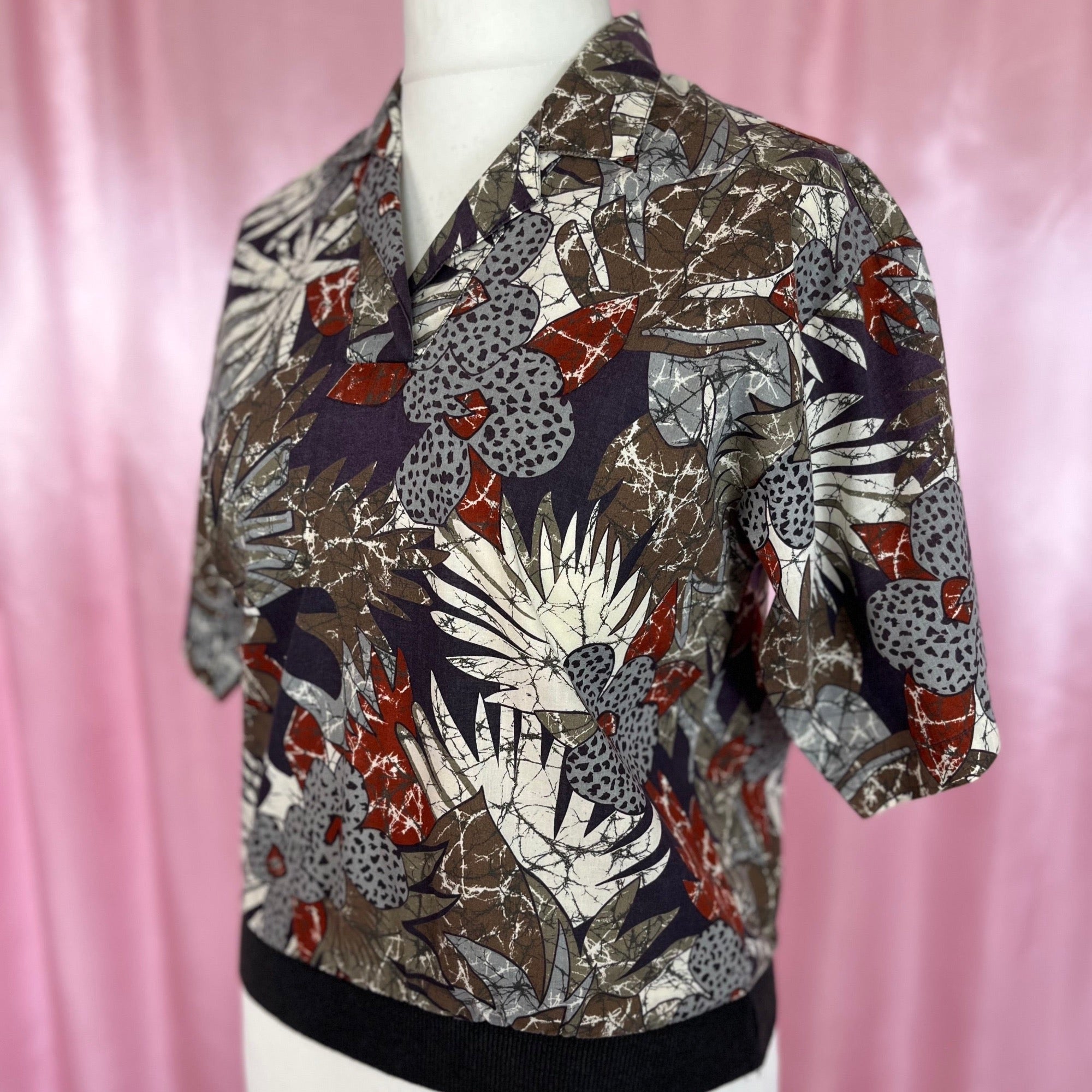 1980s jungle print co-ord, by Laura Mae, size 12
