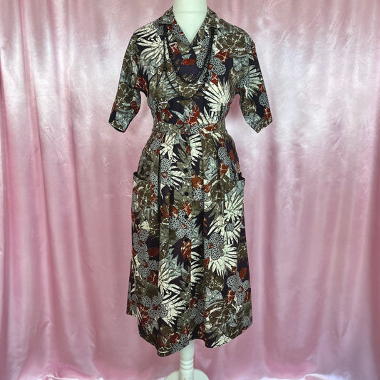1980s jungle print co-ord, by Laura Mae, size 12