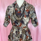 1980s jungle print co-ord, by Laura Mae, size 12