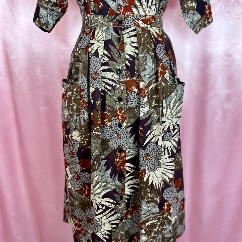 1980s jungle print co-ord, by Laura Mae, size 12