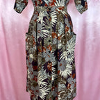 1980s jungle print co-ord, by Laura Mae, size 12