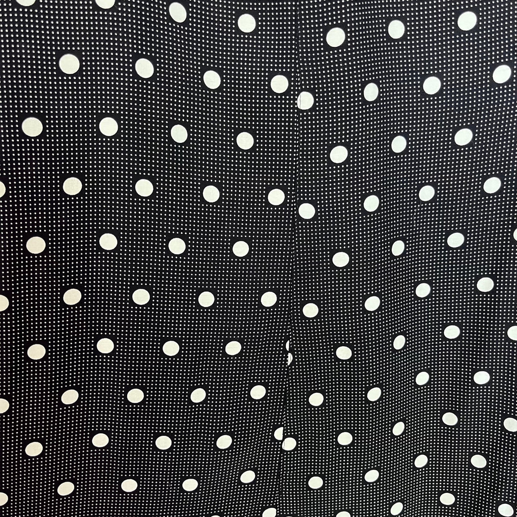 1990s Black polka dot skirt, by Austin Reed, size 12