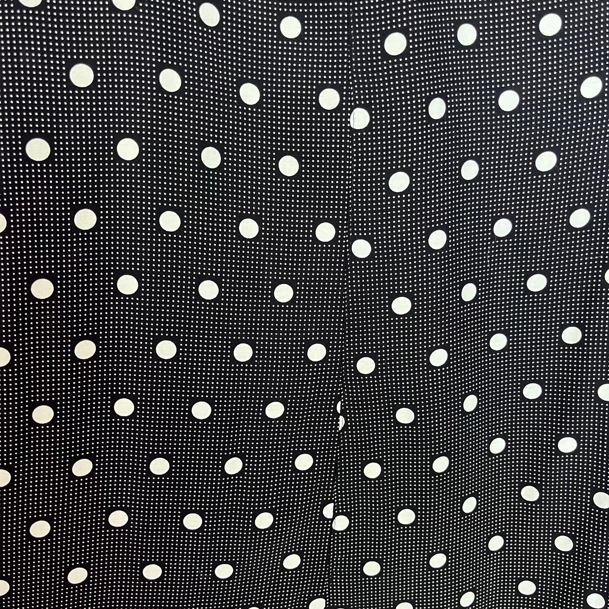 1990s Black polka dot skirt, by Austin Reed, size 12