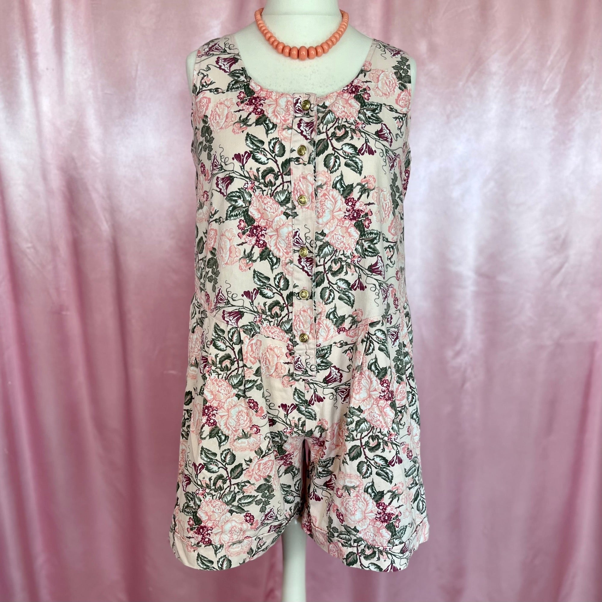 1980s Denim playsuit, by Tomorrows Mother, size 14