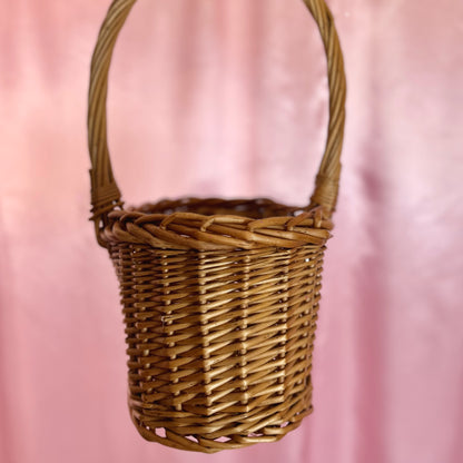 Vintage wicker basket