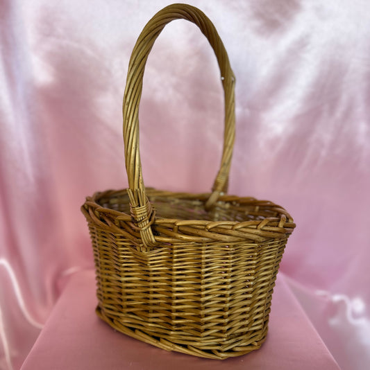 Vintage wicker basket