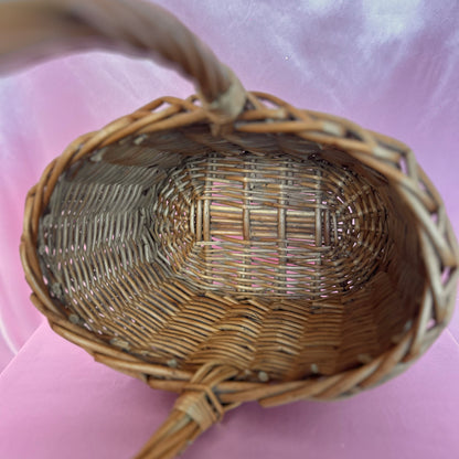 Vintage wicker basket