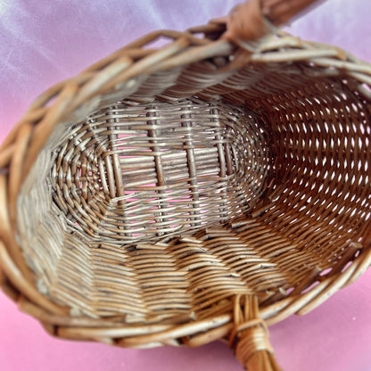 Vintage wicker basket