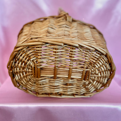 Vintage wicker basket