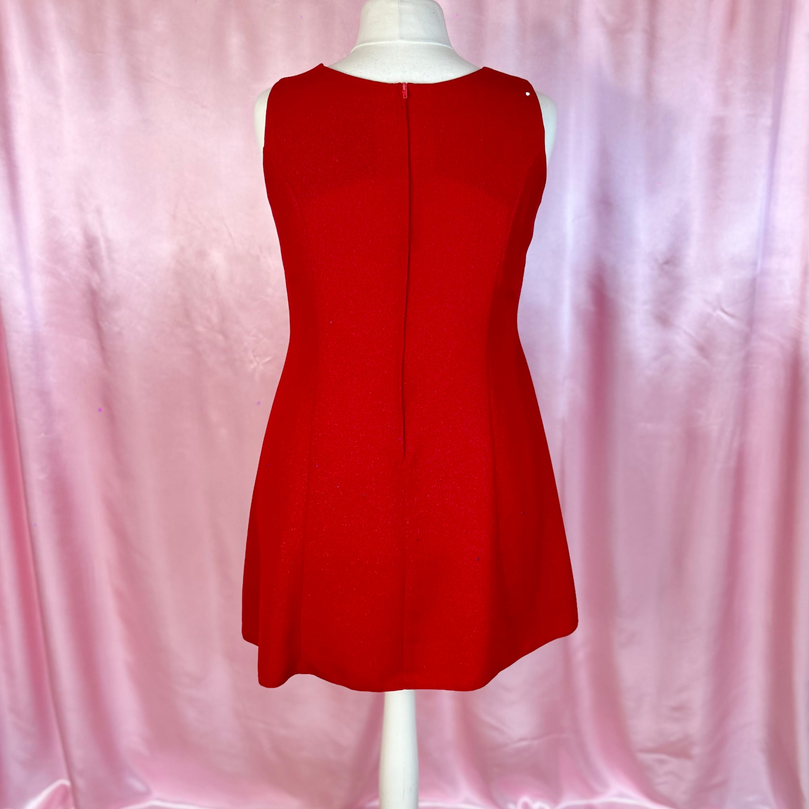 1990s Shimmery mini Dress, Etam, Size 18