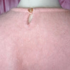 1980s Pink embellished jumper, by Oda, size 14