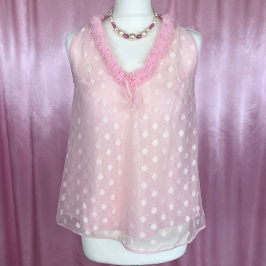 1960s Pink sleep top, by Winfield, size 8