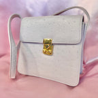 1990s Lilac faux leather bag, by St Michael