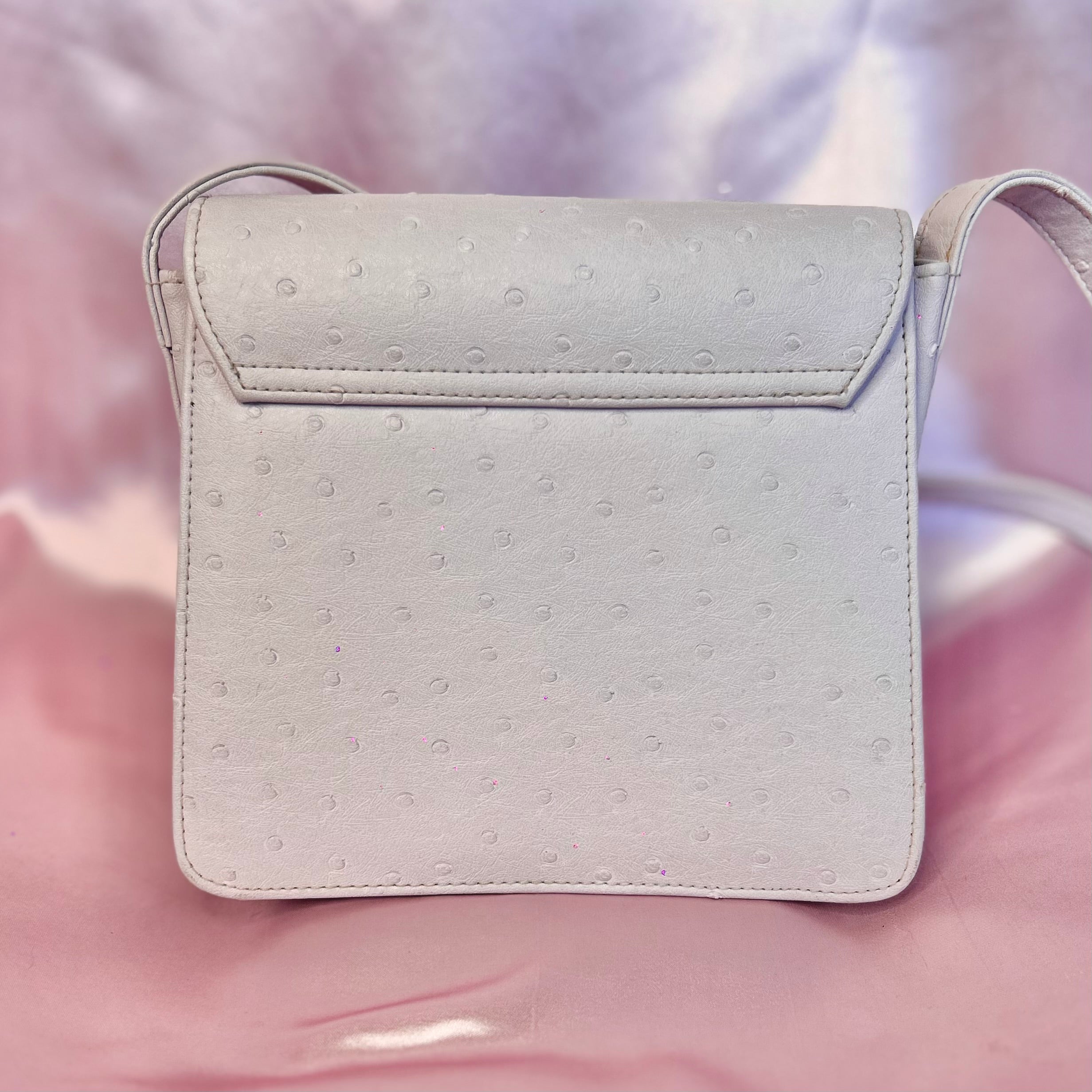 1990s Lilac faux leather bag, by St Michael