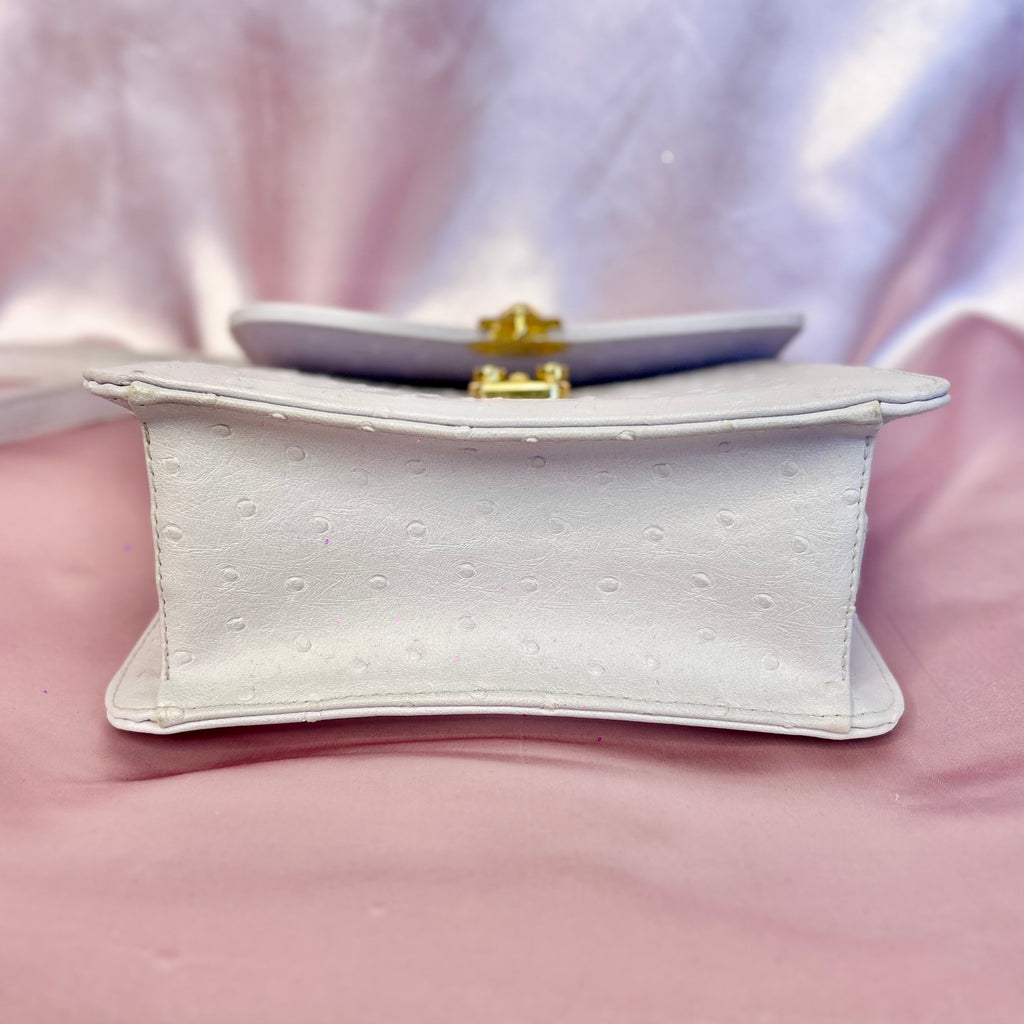 1990s Lilac faux leather bag, by St Michael
