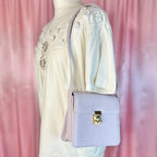 1990s Lilac faux leather bag, by St Michael