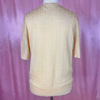 1980s Yellow jumper, by Littlewoods, size 14