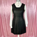 1990s Polka dot mini dress, unbranded, Size 10/12