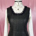 1990s Polka dot mini dress, unbranded, Size 10/12
