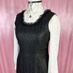 1990s Polka dot mini dress, unbranded, Size 10/12