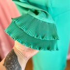 1960s Teal dress, by Petite Francaise, size 12