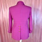 1990s Pink wool jacket, by Louis Feraud, size 14/16
