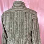 1980s Brown knitted dress, unbranded, size 16