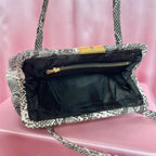 1960s Snakeprint handbag