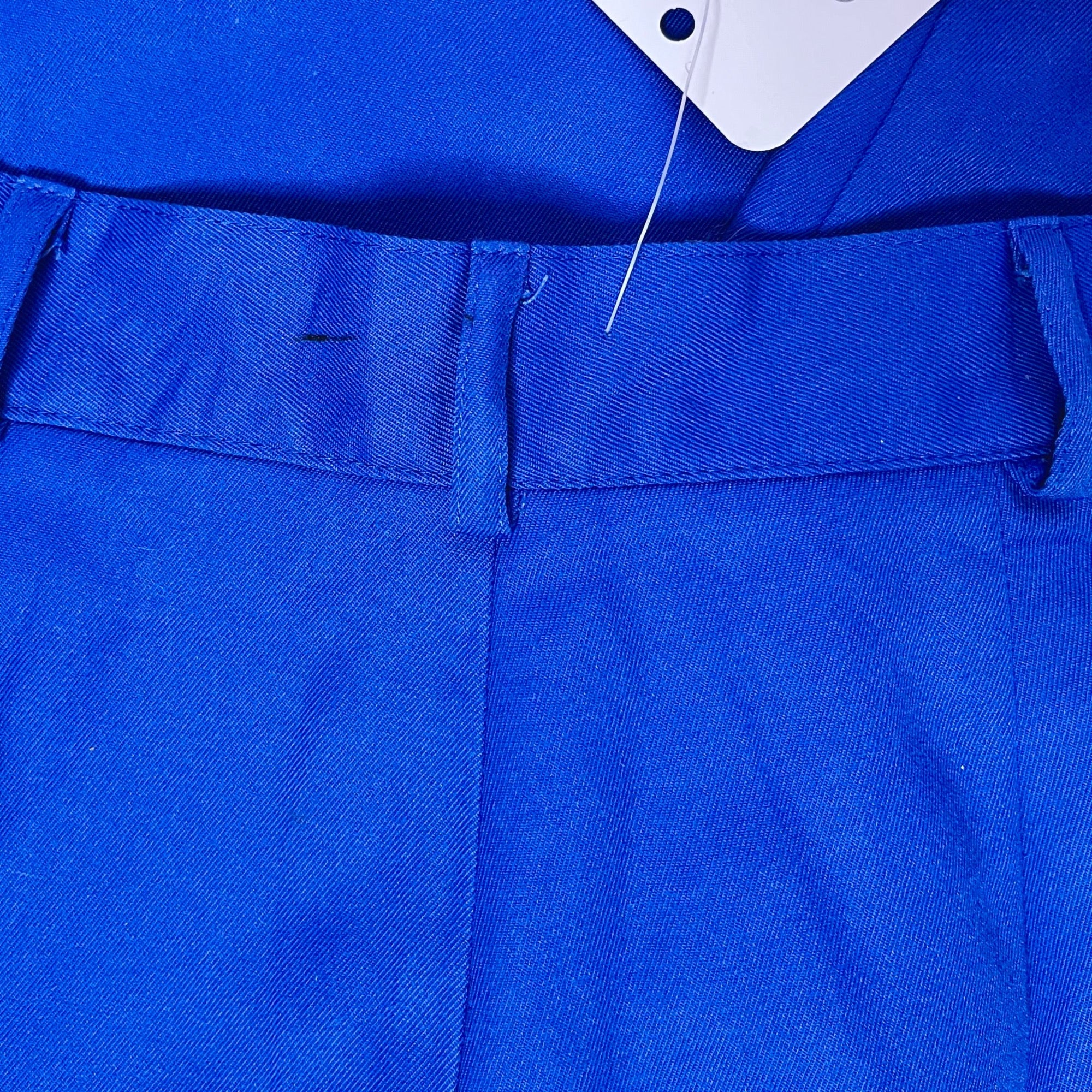 1980s Royal Blue trousers, by JC Penny, size 8