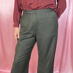 1990s Green wool trousers, by Next, size 14