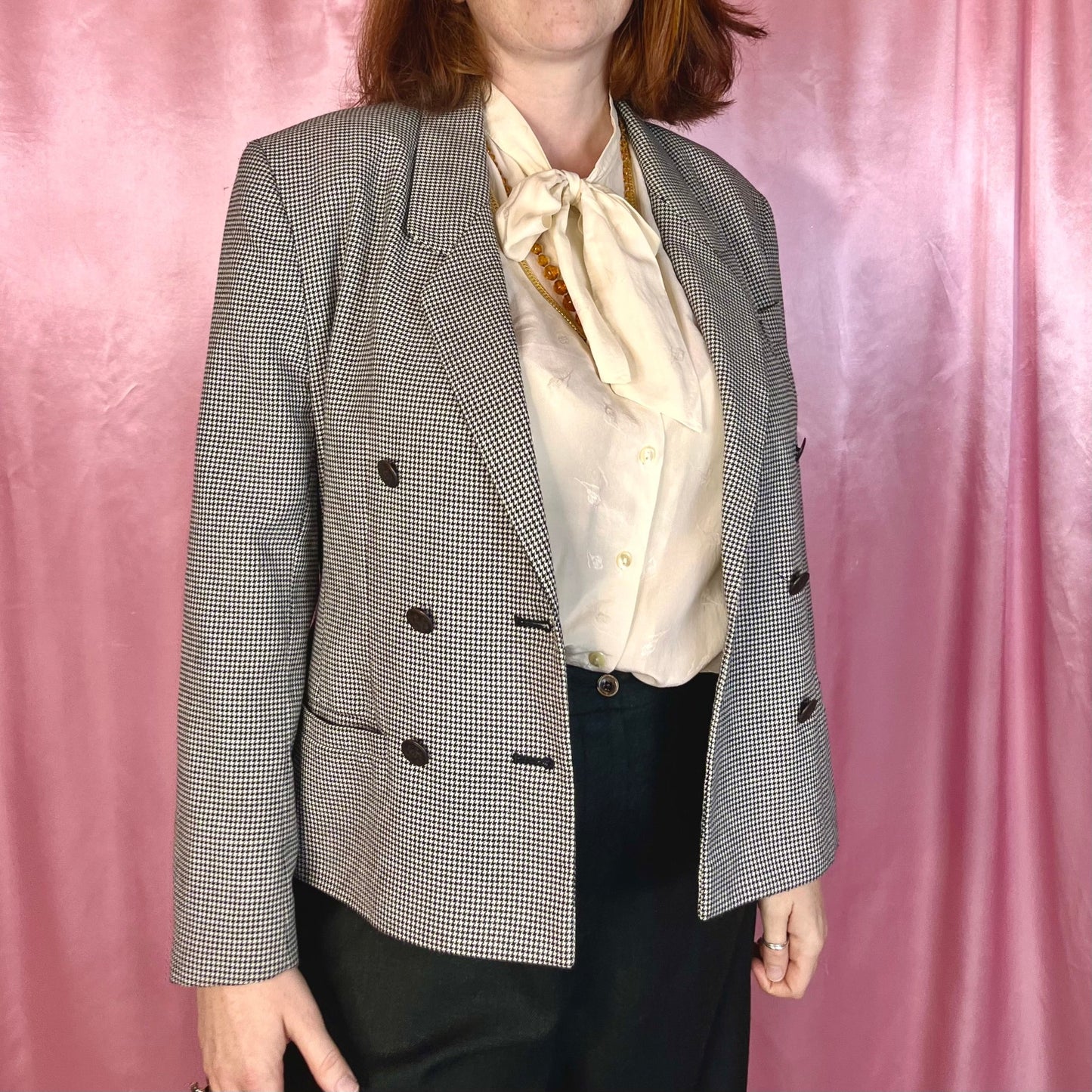 1990s houndstooth blazer, by St Michael, size 14