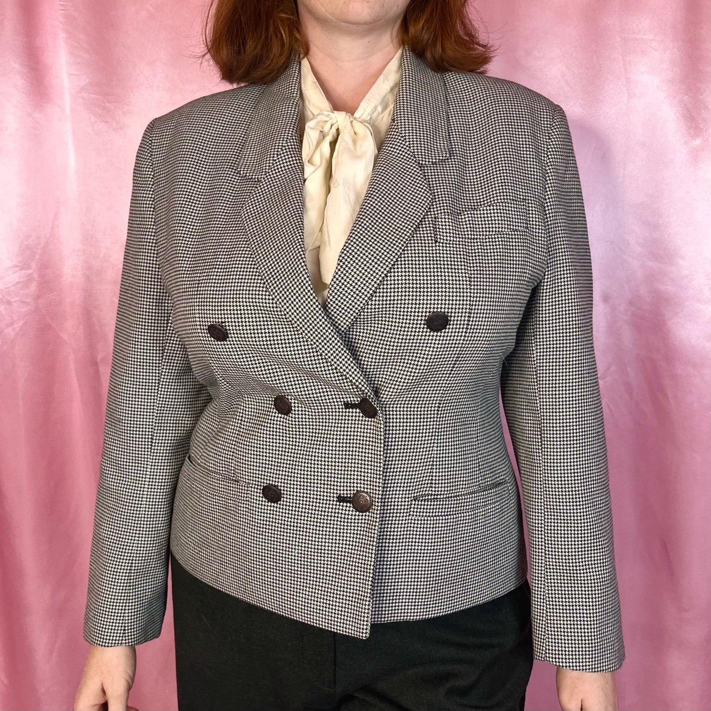 1990s houndstooth blazer, by St Michael, size 14