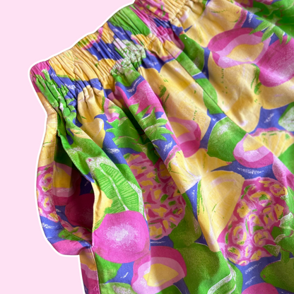 1980s Fruit print shorts, Unbranded, size 6/8