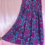 1990s Floral viscose midaxi skirt, by BHS, size 8