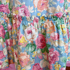 1970s pastel cotton prairie skirt, by Legends, size 6