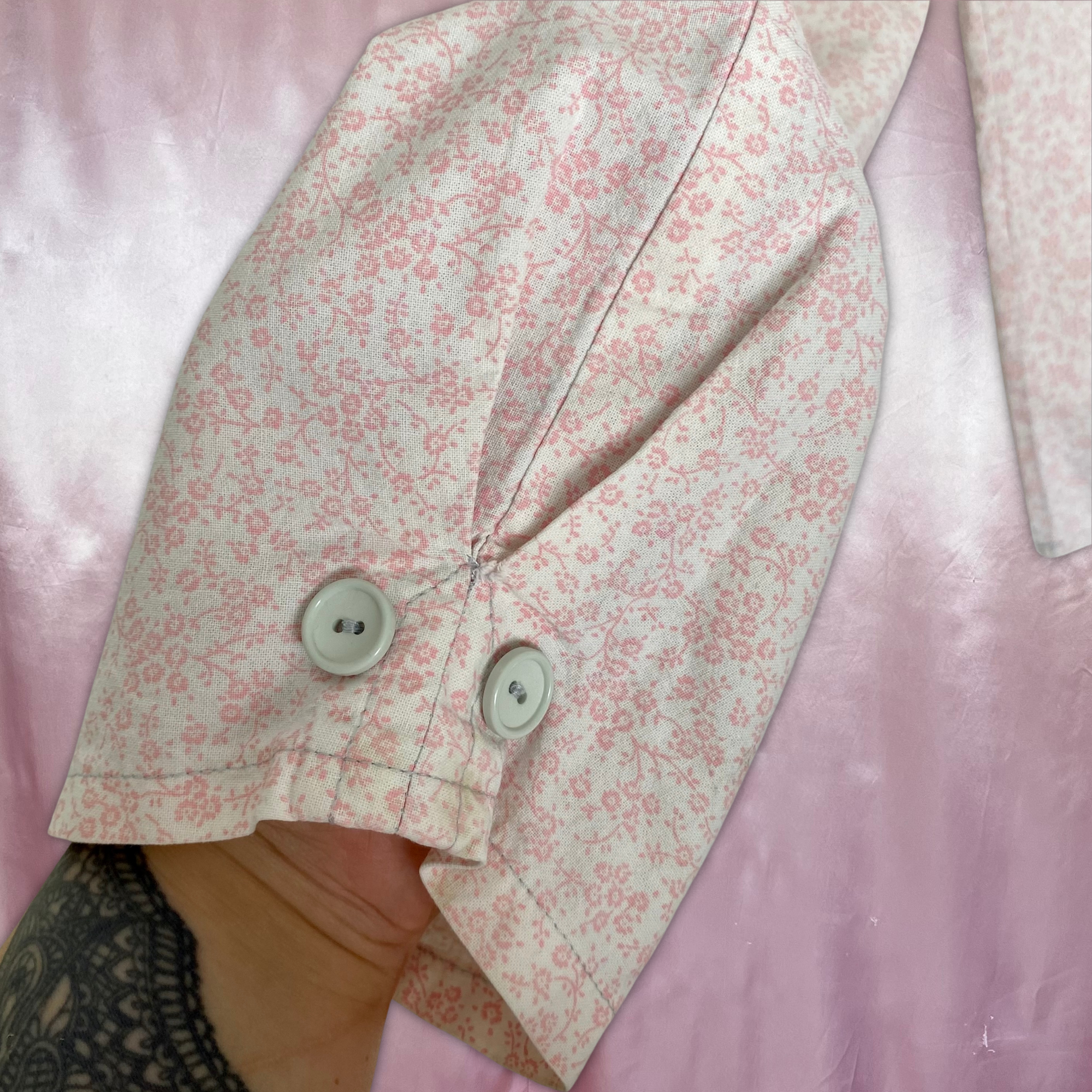 1980s ditsy print trousers, by Topshop, size 12