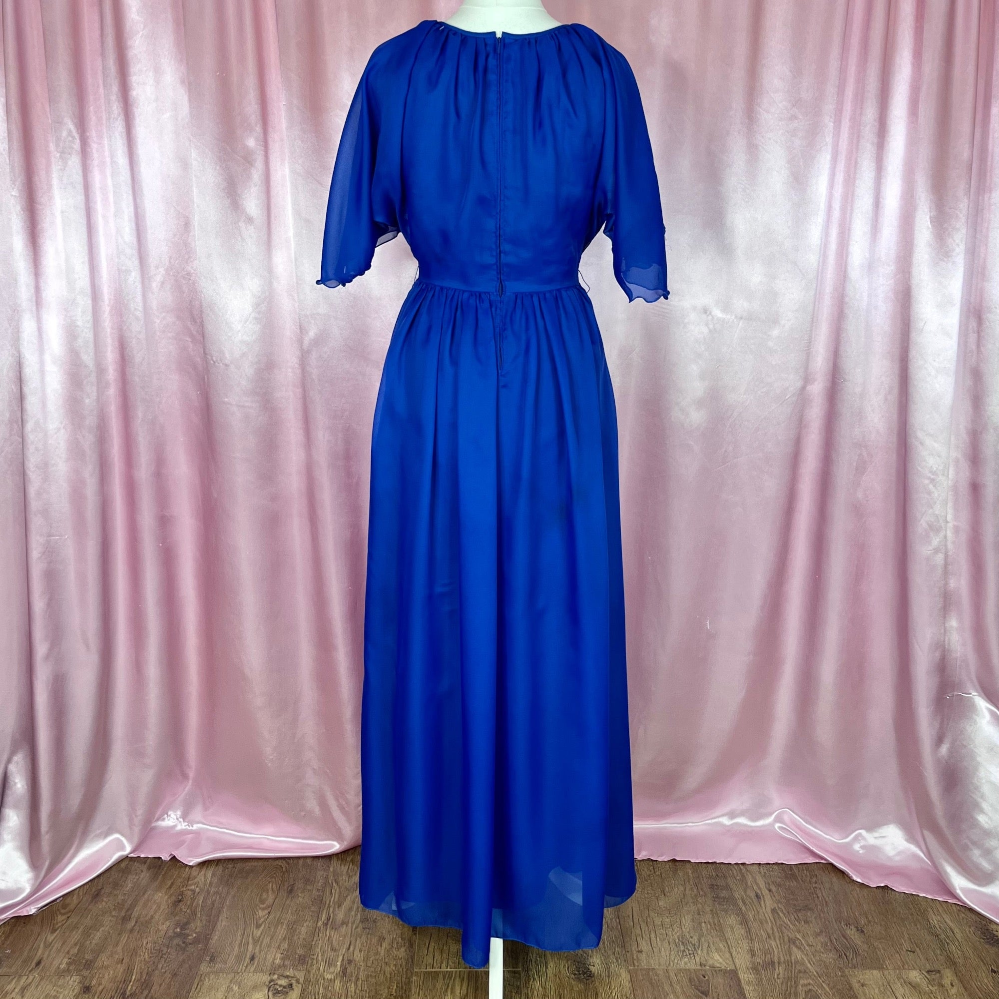 1970s floaty maxi dress, by Kleemeier Hof, size 12