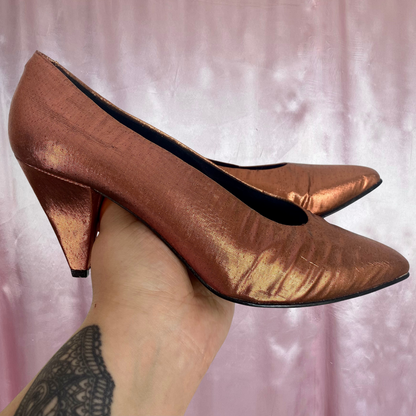 Copper 2024 kitten heels