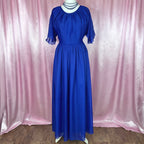 1970s floaty maxi dress, by Kleemeier Hof, size 12