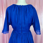 1970s floaty maxi dress, by Kleemeier Hof, size 12