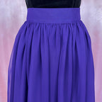 1980s Purple prom skirt, by Richards, size 8