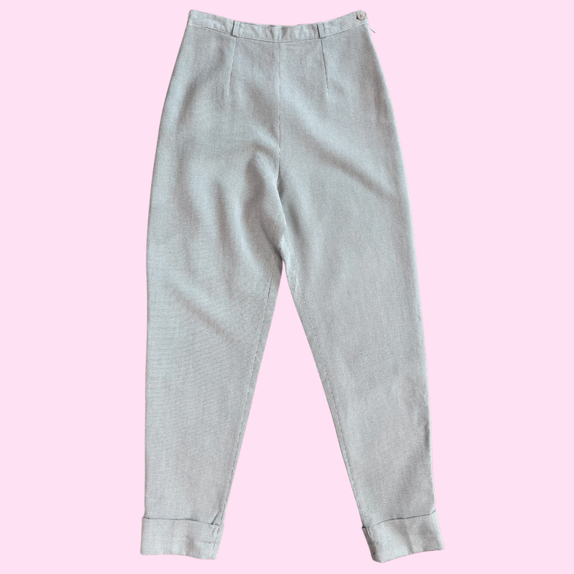 1980s houndstooth trousers, unbranded, size 8